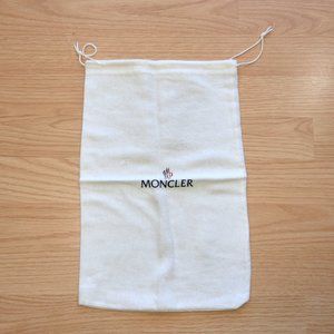 Moncler White Small Dust Bag, 14x9 in